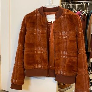 Anthropologie fur jacket!